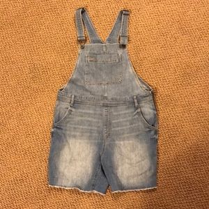 Jean overall shorts